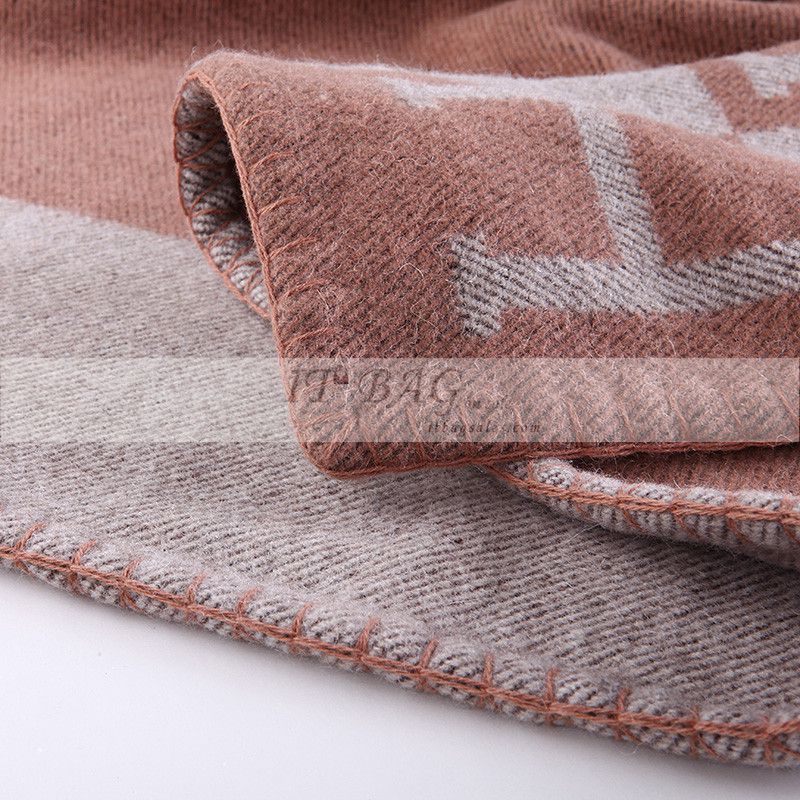 Hermes Blanket Light Brown 5
